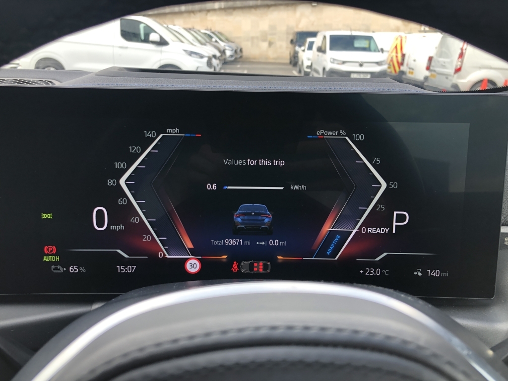 BMW i4 Coupe Edrive40 M Sport YH72AOC Blue #5