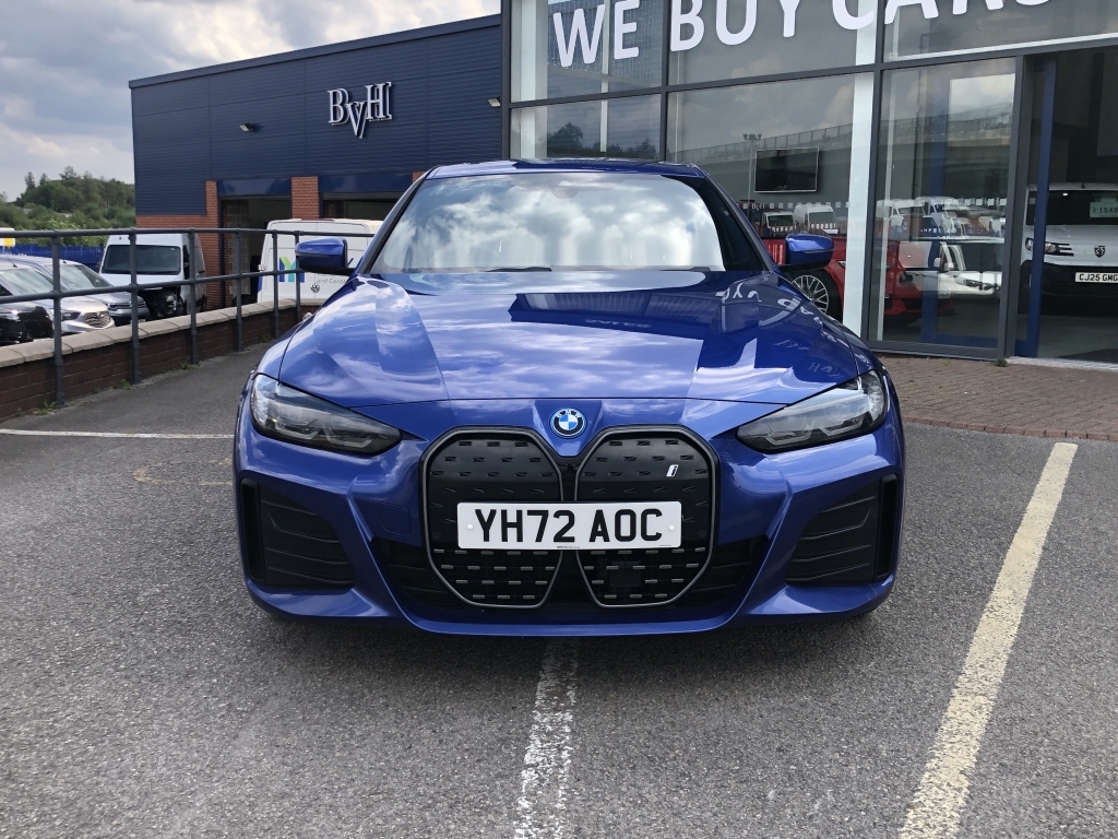 BMW i4 Coupe Edrive40 M Sport YH72AOC Blue #2
