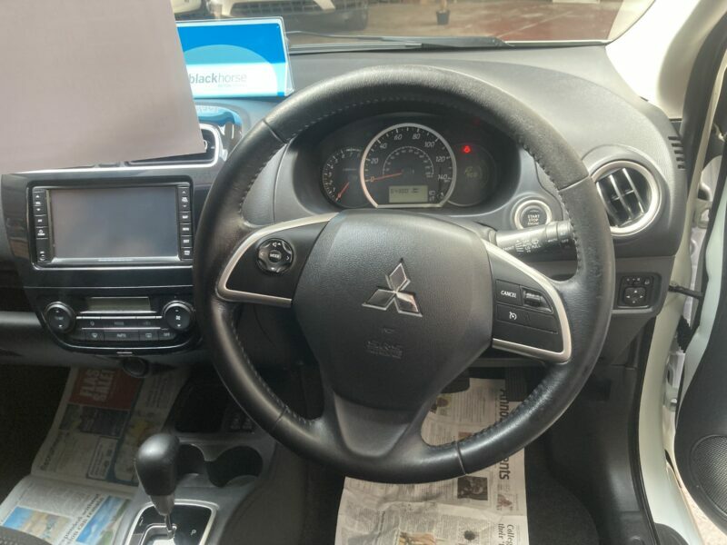Mitsubishi Mirage Hatchback White #5