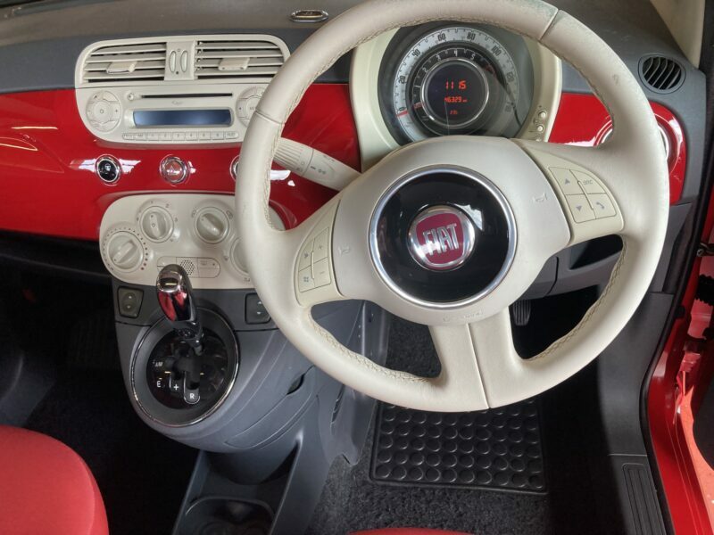 Fiat 500 Hatchback WV61VZL Red #5