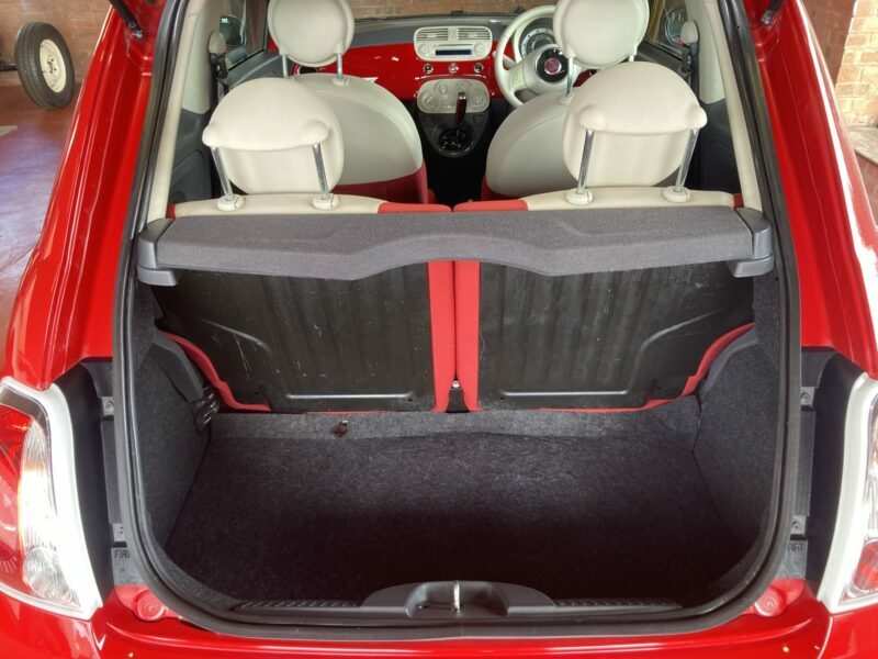 Fiat 500 Hatchback WV61VZL Red #3