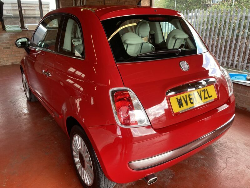 Fiat 500 Hatchback WV61VZL Red #2