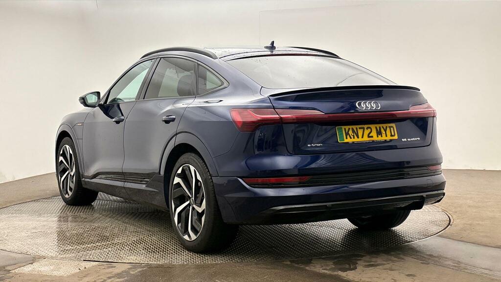 Audi E-tron 55 Black Edition Sportback Quattro 95Kwh KN72MYD Blue #2