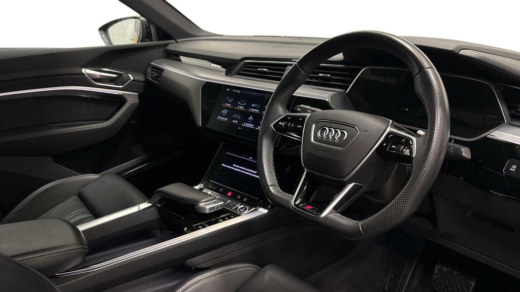 Audi E-tron 55 Black Edition Sportback Quattro 95Kwh KN72MYD Blue #6