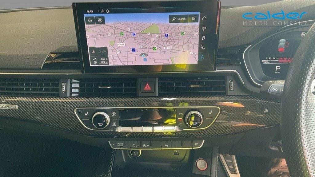 Audi RS4 Avant 2.9 Tfsi V6 Carbon Black Estate Tiptron Red #6
