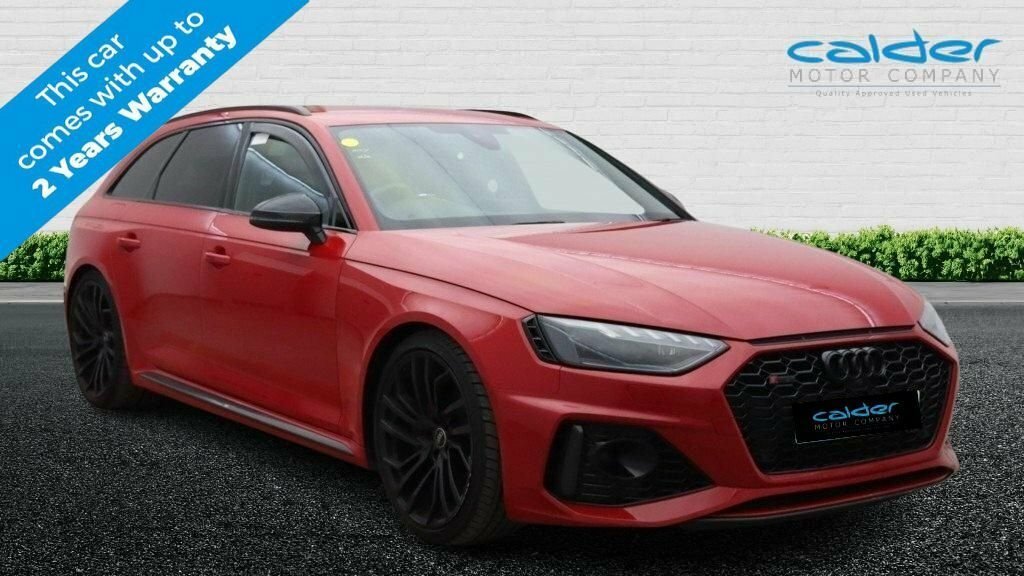 Audi RS4 Avant 2.9 Tfsi V6 Carbon Black Estate Tiptron Red #2