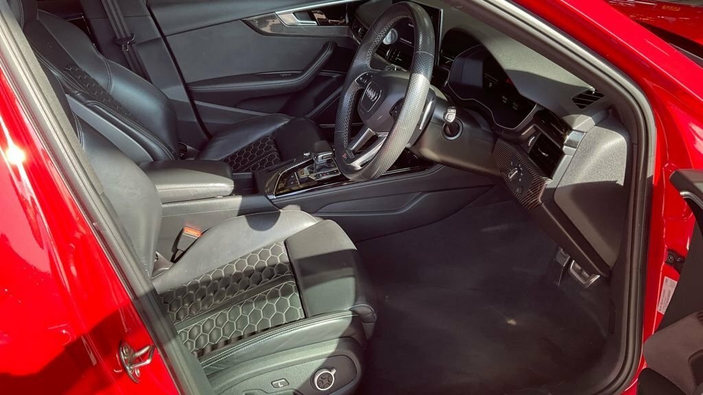 Audi RS4 Avant 2.9 Tfsi V6 Carbon Black Estate Tiptron Red #3