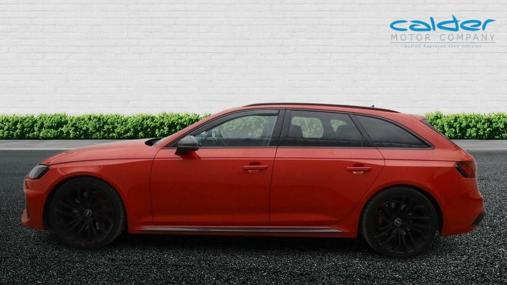 Audi RS4 Avant 2.9 Tfsi V6 Carbon Black Estate Tiptron Red #5