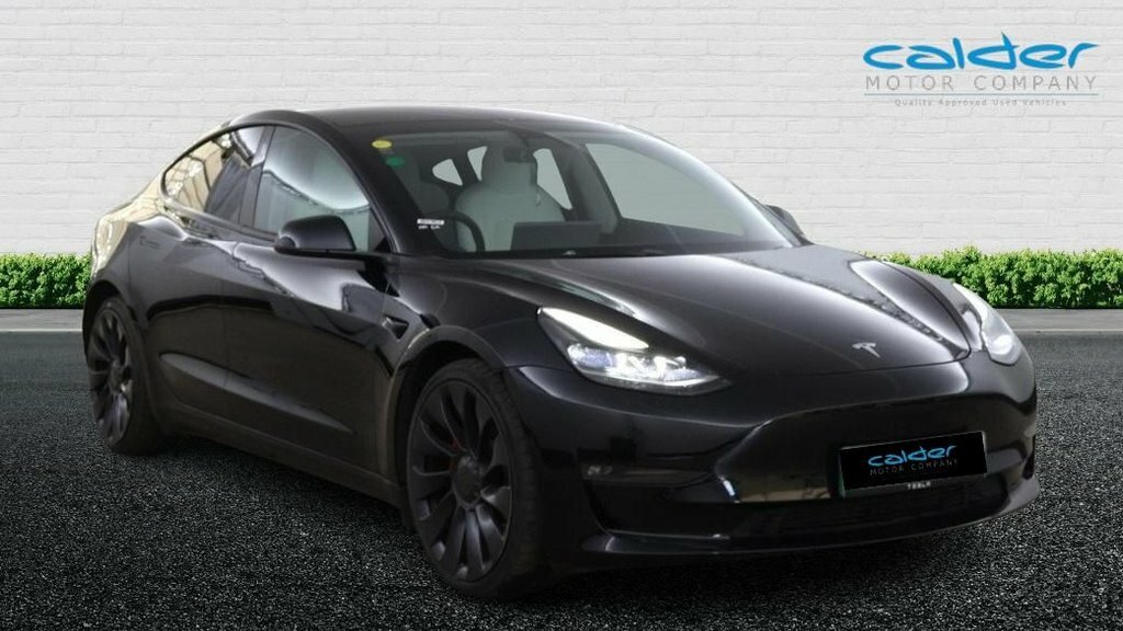 Tesla Model 3 Dual Motor Performance Saloon LE21BNU Black #2