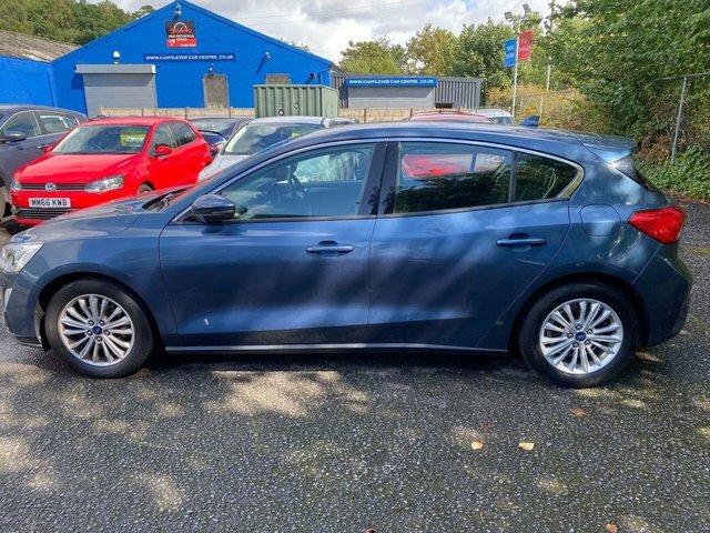 Ford Focus 1.0T Ecoboost Titanium Hatchback MJ68KHO Blue #4