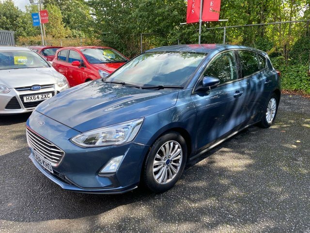 Ford Focus 1.0T Ecoboost Titanium Hatchback MJ68KHO Blue #3