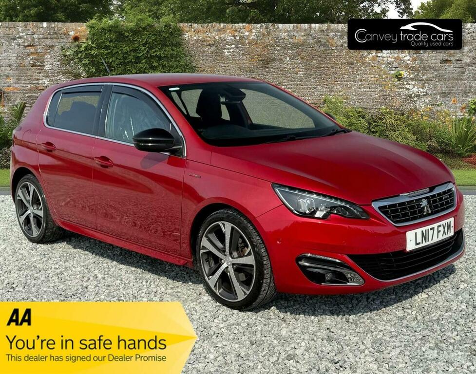 Peugeot 308 Hatchback 1.6 Bluehdi Gt Line Euro 6 Ss 20 Red