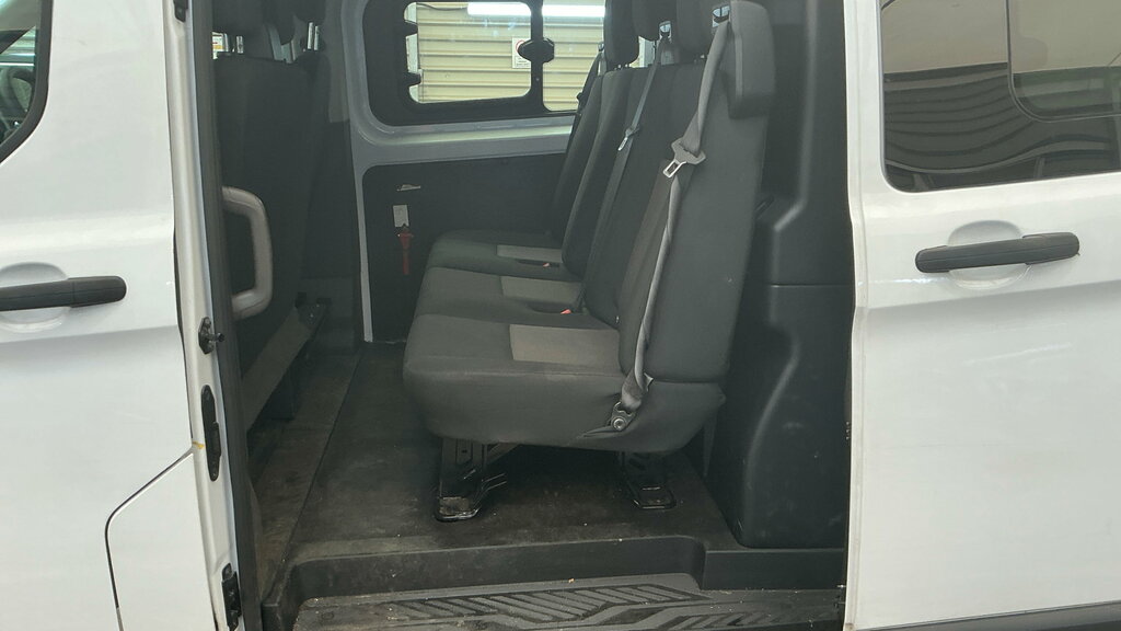 Ford Transit Custom 2.0 320 Ecoblue Leader Crew Van Double Cab Die FT72DZL White #5