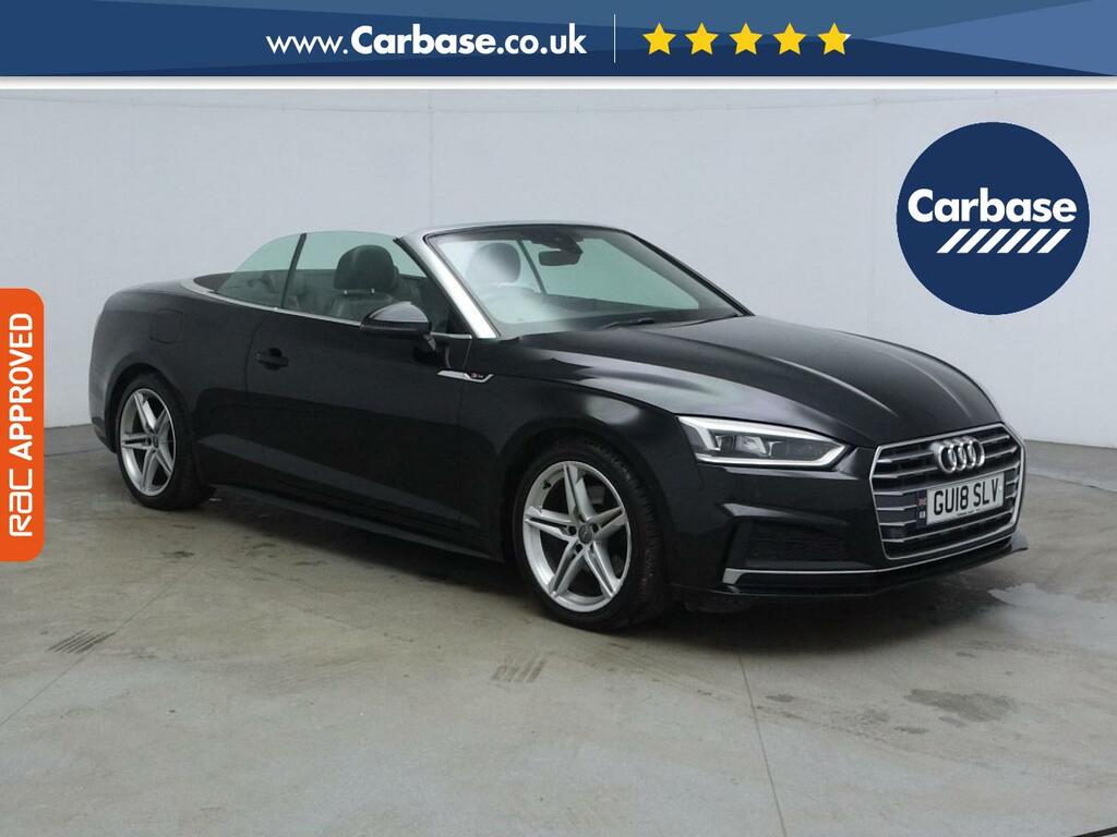 Audi A5 2.0 Tfsi S Line Convertible Euro Black