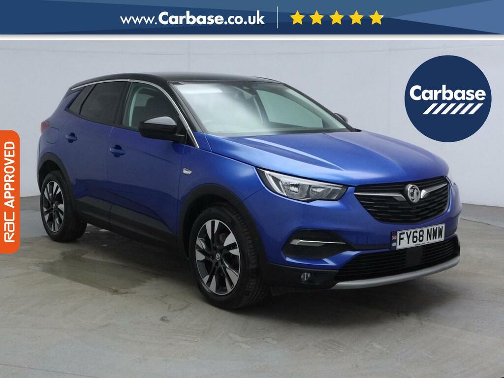 Vauxhall Grandland X 1.2 Turbo Sport Nav Suv Euro 6 Blue