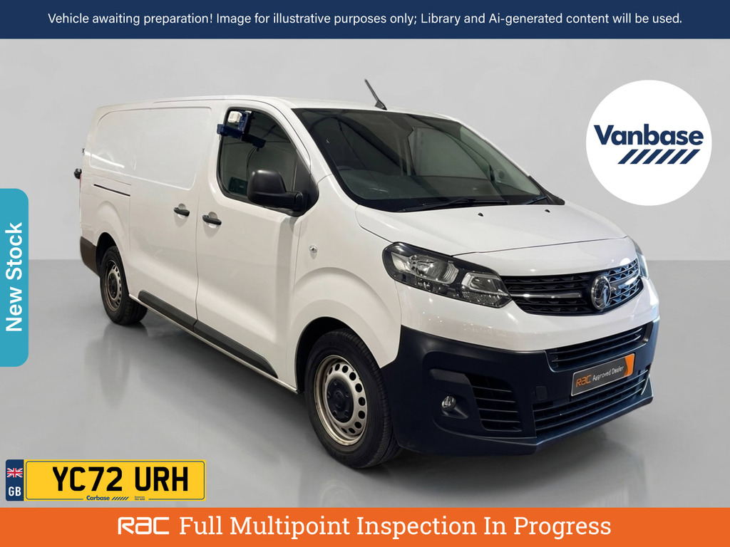 Vauxhall Vivaro 1.5 Turbo D 2900 Dynamic Panel Van 6Dr Manu White