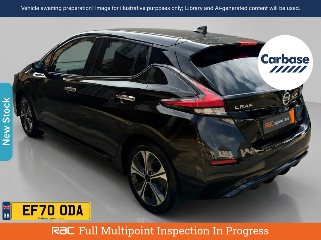 Nissan Leaf 62Kwh E Tekna Hatchback 217 Ps EF70ODA Black #2