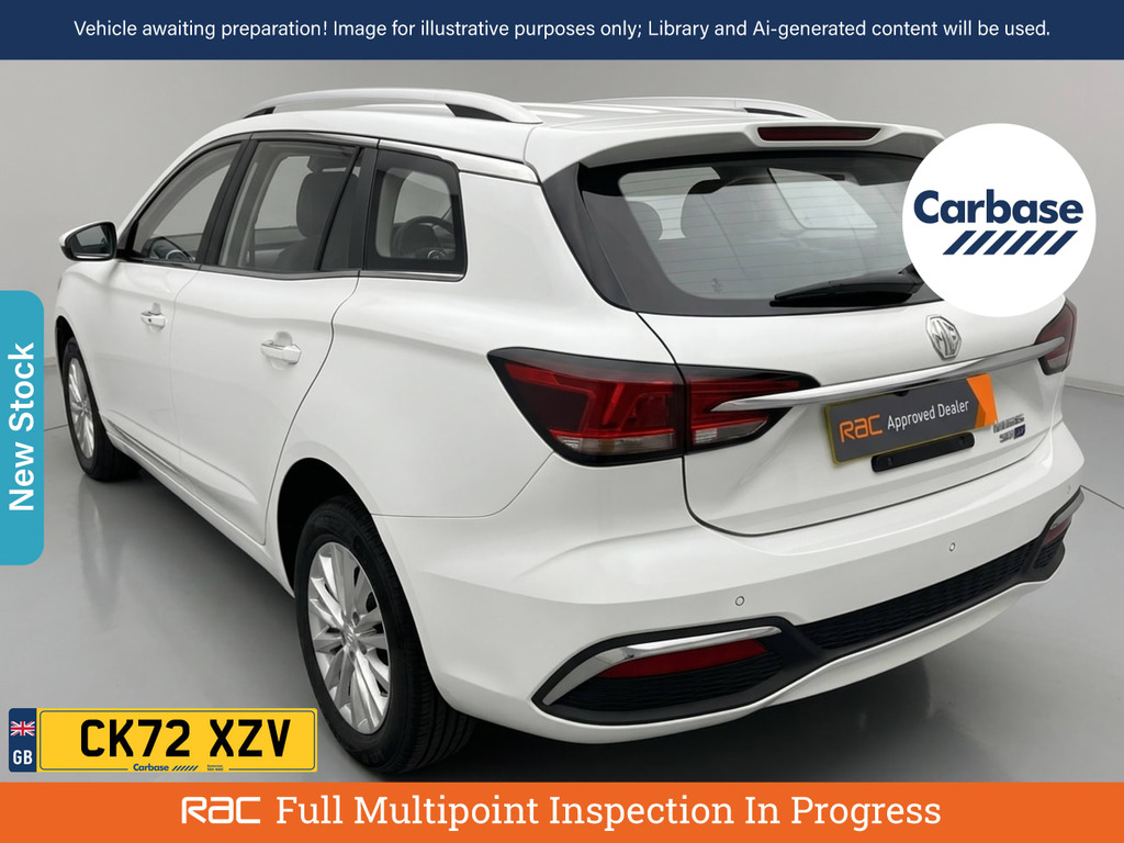 MG MG5 61.1Kwh Exclusive Long Range Estate A CK72XZV White #2