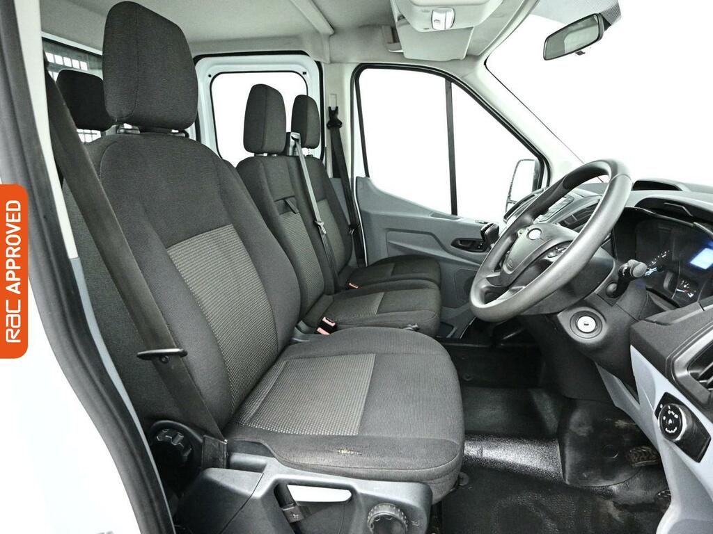 Ford Transit Custom 2.0 350 Ecoblue Dropside Double Cab Man YG69RBY White #2