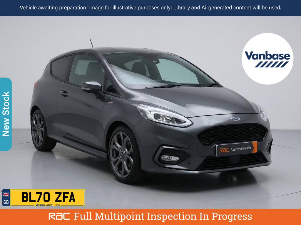 Ford Fiesta 1.0T Ecoboost Sport Car Derived Van Man Grey