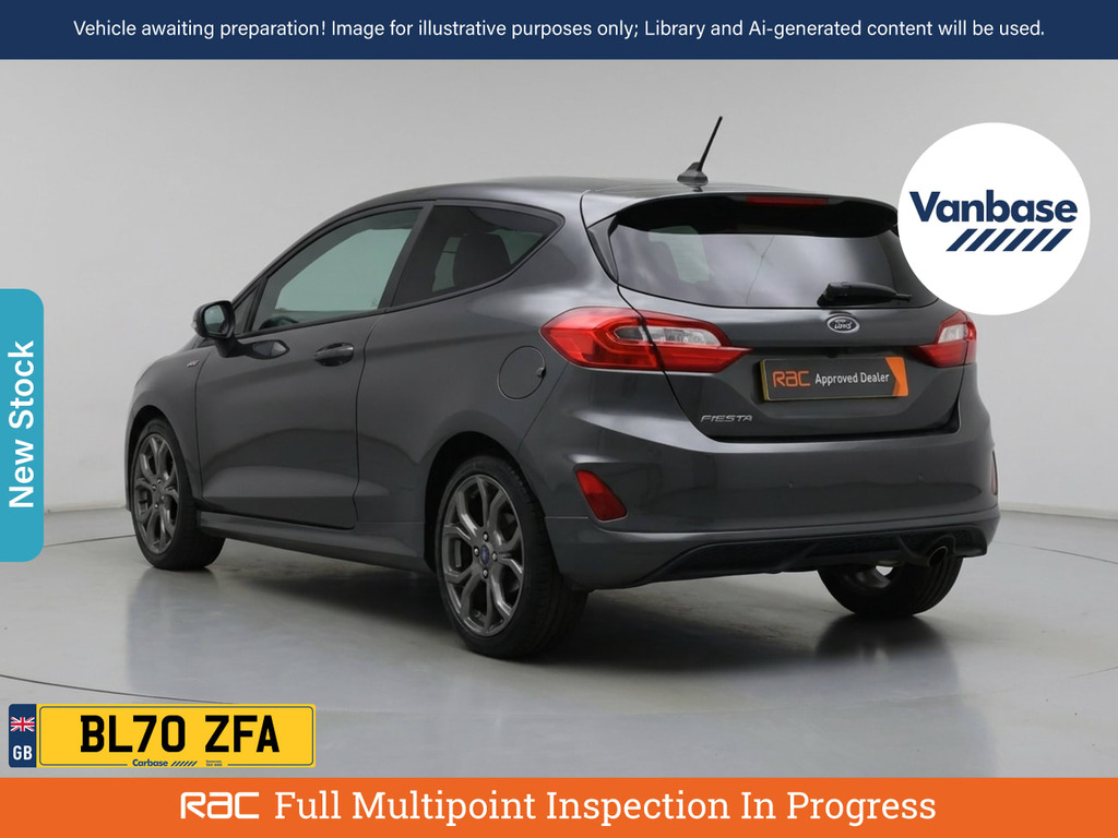 Ford Fiesta 1.0T Ecoboost Sport Car Derived Van Man BL70ZFA Grey #2
