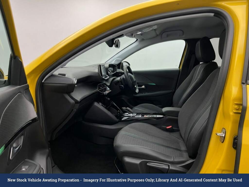 Peugeot e-208 50Kwh Allure Premium Hatchback Yellow #2