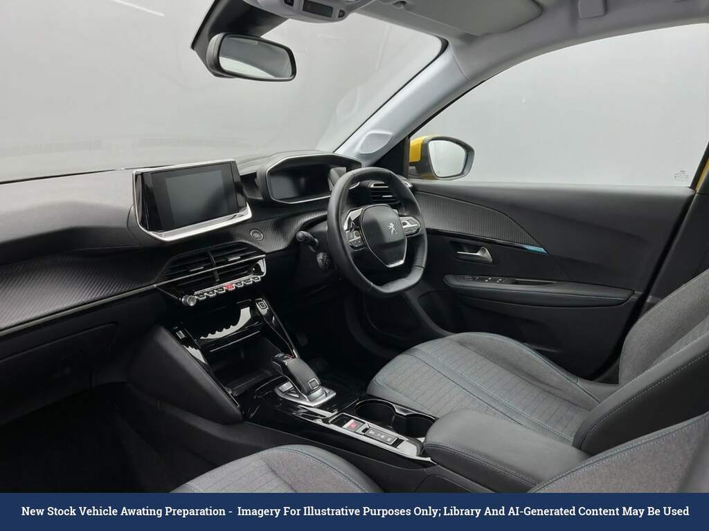 Peugeot e-208 50Kwh Allure Premium Hatchback Yellow #3