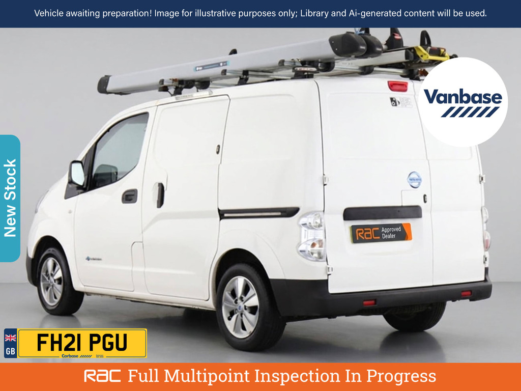 Nissan e-NV200 40Kwh Tekna Panel Van Swb Quick White #2