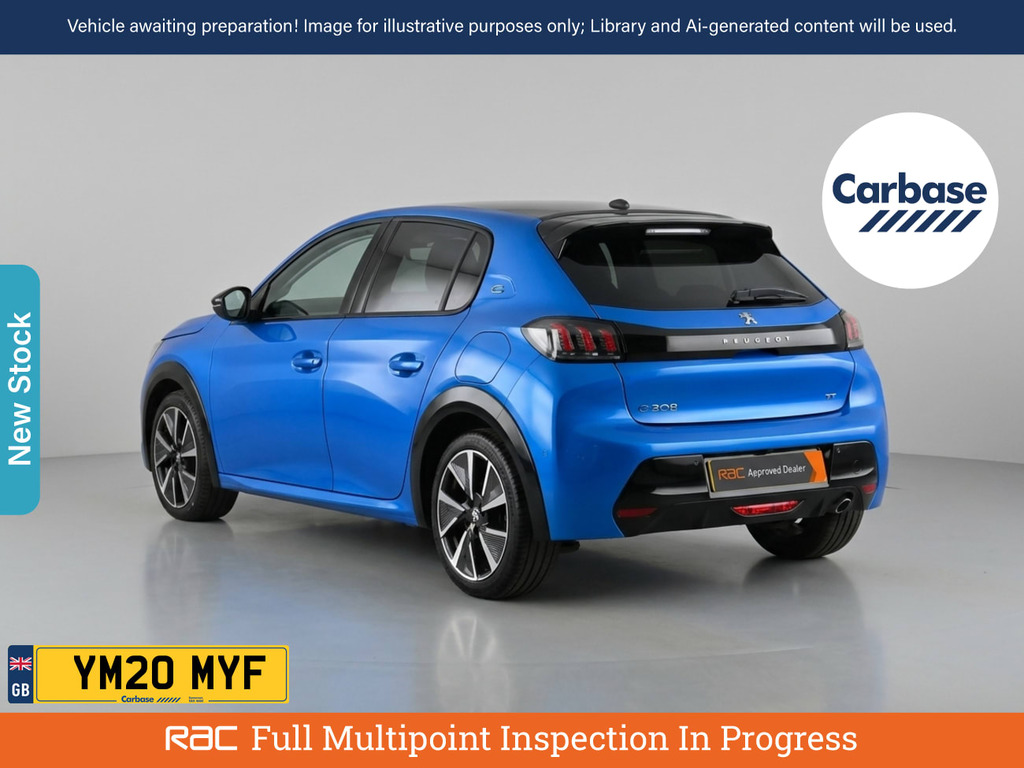 Peugeot e-208 50Kwh Gt Hatchback 136 Ps Blue #2