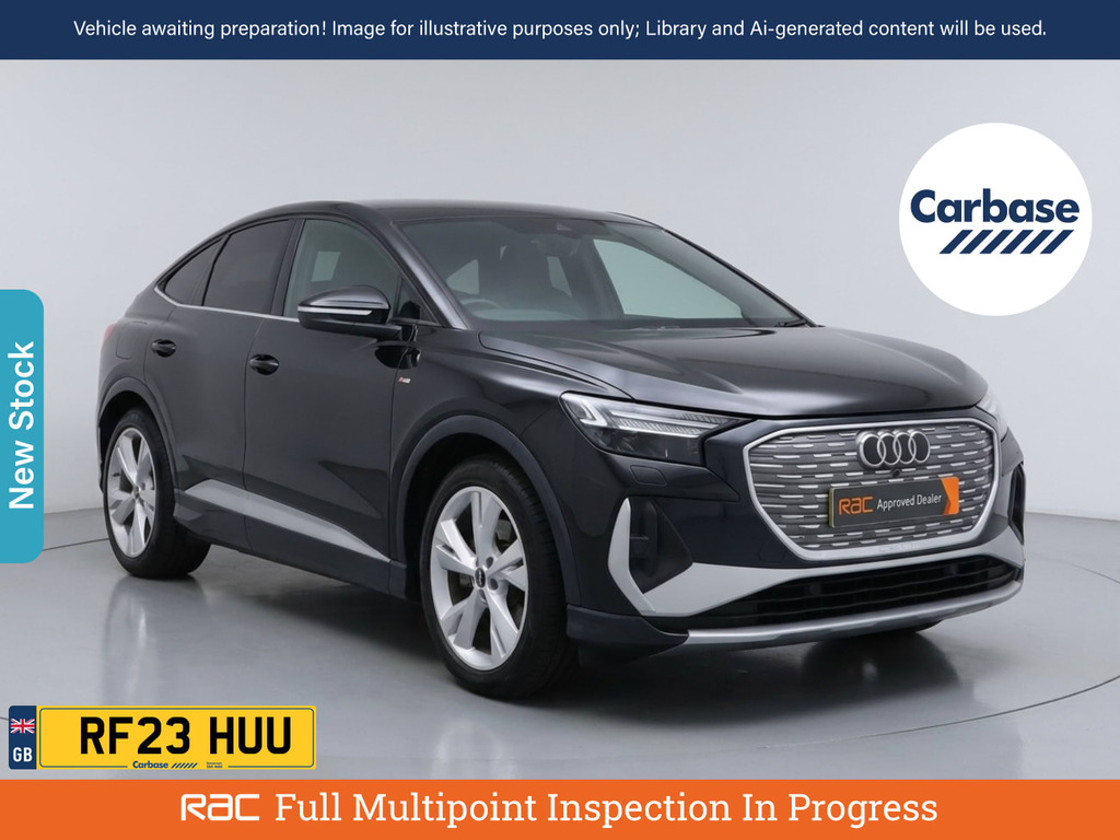 Audi Q4 E Tron 35 S Line Sportback 55Kwh 170 P Black