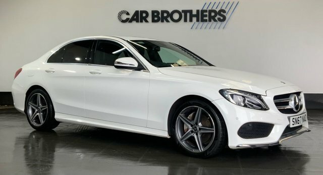 Mercedes-Benz C Class 2.1 C220d Amg Line Saloon G-tronic Eur SN67NAO White #2