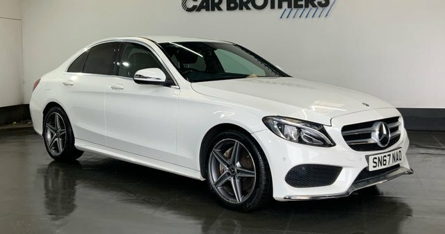 Mercedes-Benz C Class 2.1 C220d Amg Line Saloon G-tronic Eur SN67NAO White #3