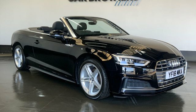 Audi A5 2.0 Tfsi S Line Convertible Euro Black #3