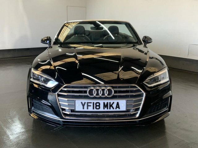 Audi A5 2.0 Tfsi S Line Convertible Euro Black #4