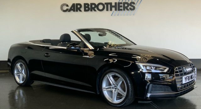 Audi A5 2.0 Tfsi S Line Convertible Euro Black #2