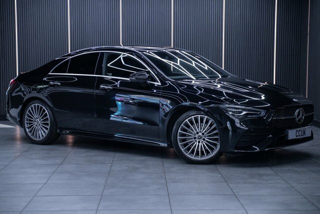 Mercedes-Benz CLA Class 1.3 Cla200h Mhev Amg Line Premium Coupe Petr Black