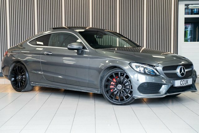 Mercedes-Benz C Class 2.0 C200 Amg Line Premium Coupe G-tro Grey