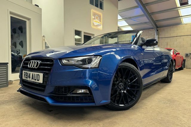 Audi A5 2.0 Tdi S Line Special Edition Plus Convertible RB14AUD Blue