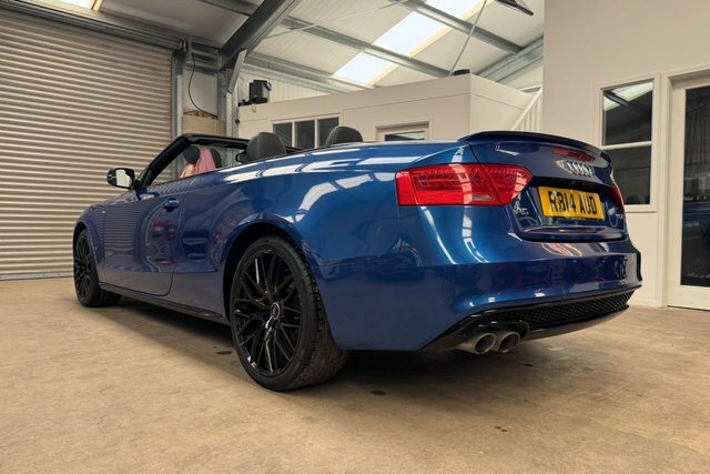 Audi A5 2.0 Tdi S Line Special Edition Plus Convertible RB14AUD Blue #5