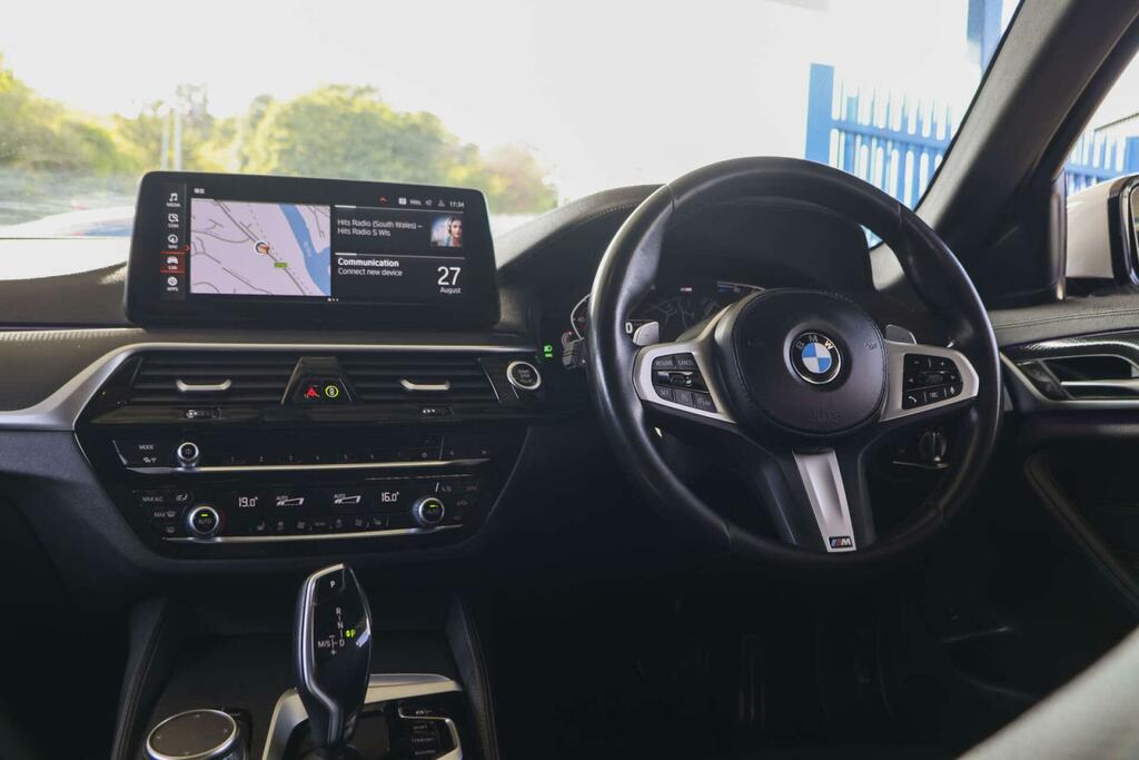 BMW 5 Series M Sport White #3