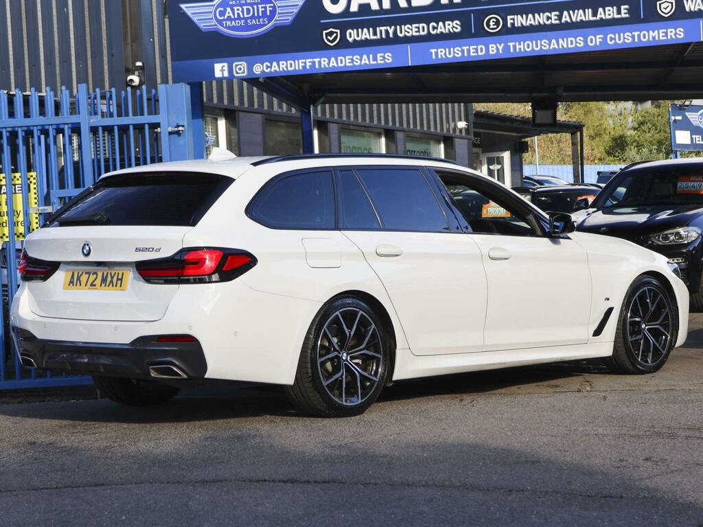 BMW 5 Series M Sport White #2