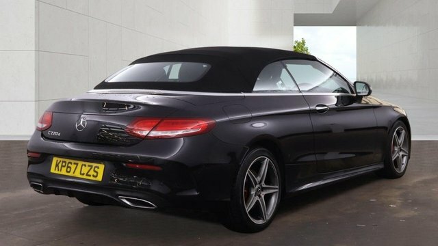 Mercedes-Benz C Class C220d Amg Line Cabriolet Black #3
