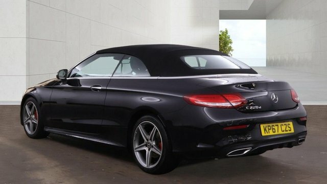 Mercedes-Benz C Class C220d Amg Line Cabriolet Black #5