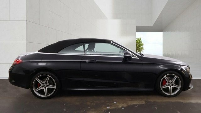 Mercedes-Benz C Class C220d Amg Line Cabriolet Black #2
