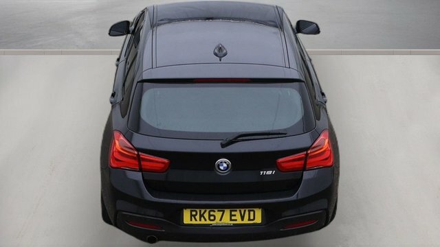 BMW 1 Series 118I M Sport Hatchback Black #4