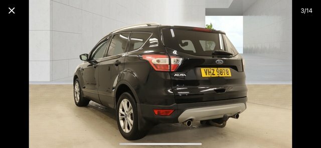 Ford Kuga Suv VHZ9878 Black #2