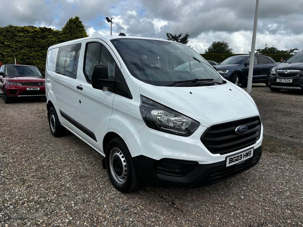 Ford Transit Custom 2.0 Ecoblue 105Ps Low Roof D Cab Leader Van White