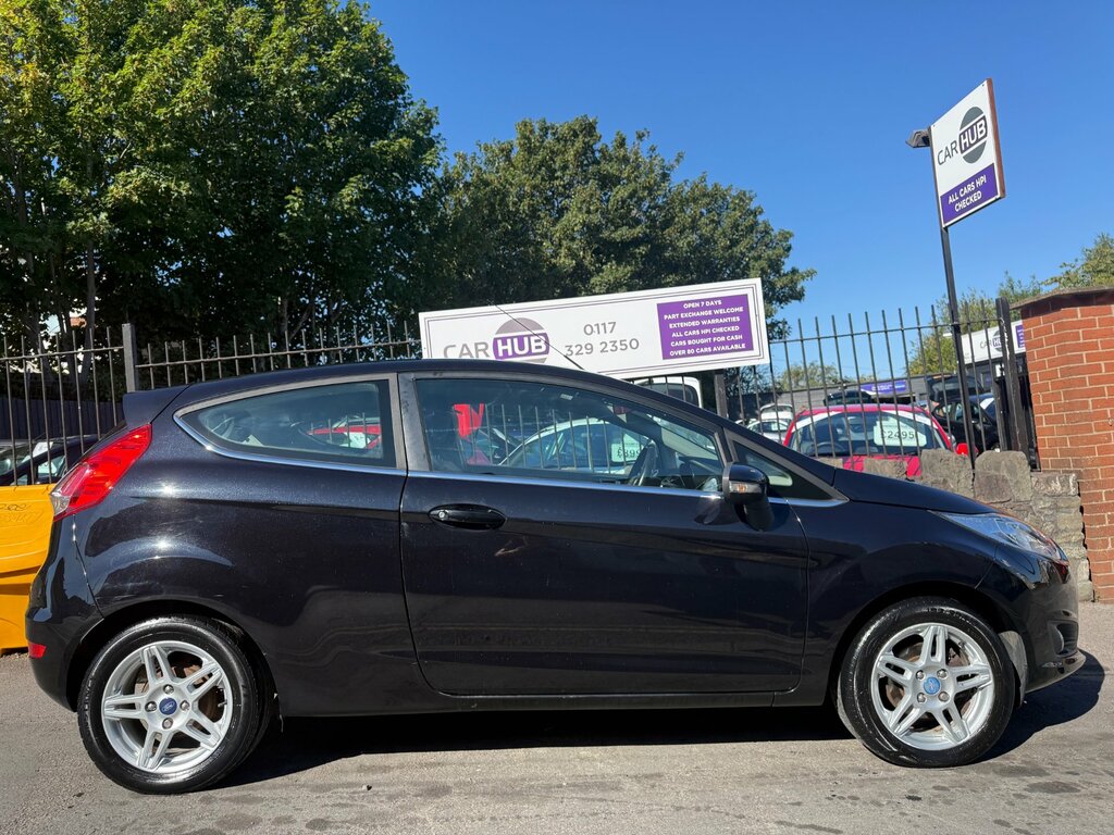 Ford Fiesta 1.25 Zetec Hatchback Euro 5 82 VX13VNE Black #4