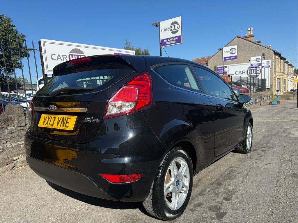 Ford Fiesta 1.25 Zetec Hatchback Euro 5 82 VX13VNE Black #2