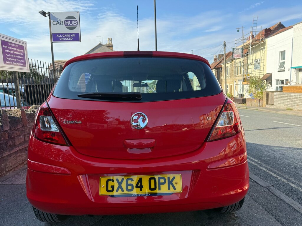 Vauxhall Corsa 1.2 16V Excite Hatchback Euro 5 GX64OPK Red #3